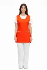 Univerzalna radna pregača Paspul narančasta - Slika 2