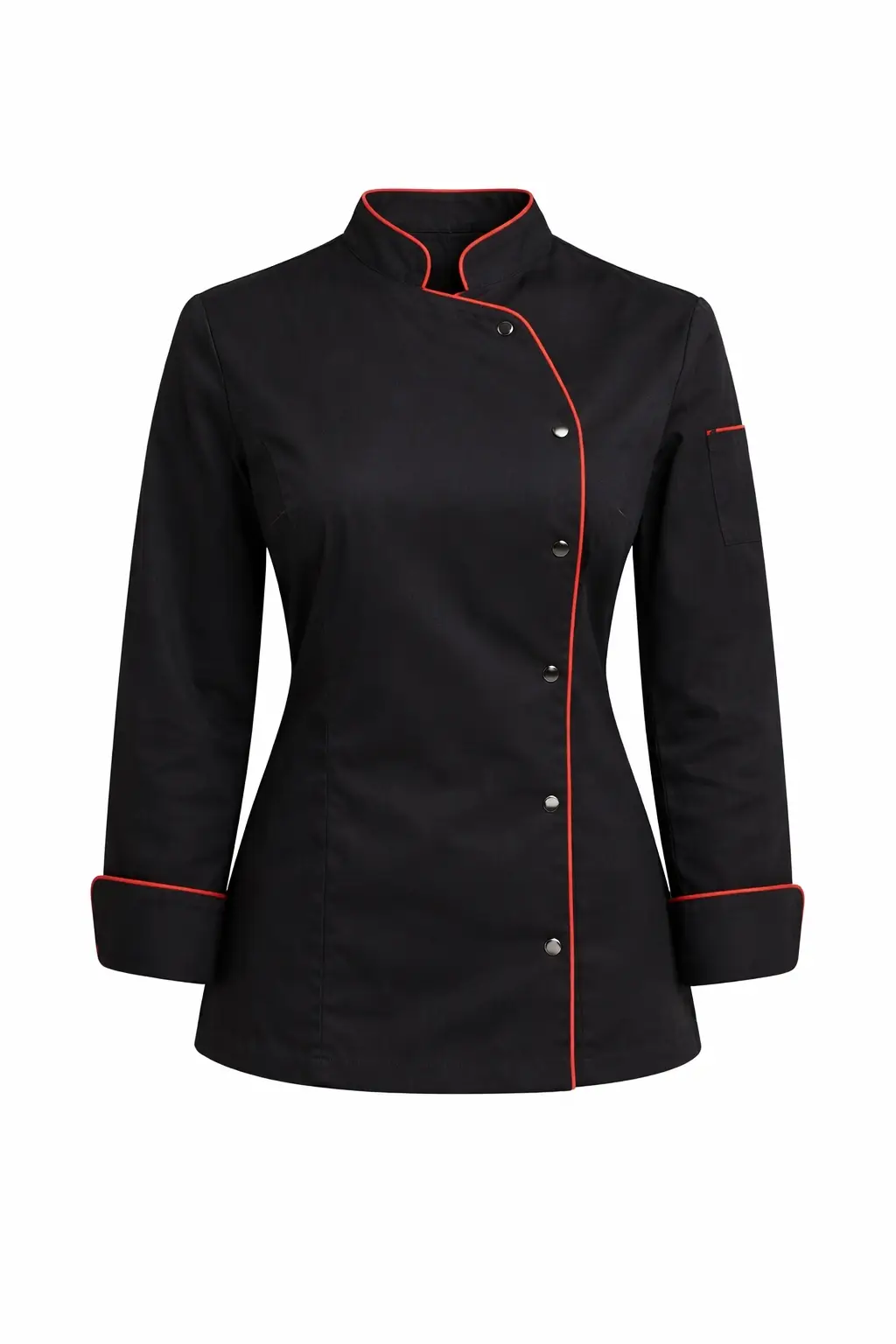 Ženska kuharska bluza s drukerima Chef 36e (2) Ženska kuharska bluza s drukerima Chef - Slika 1