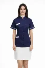 Ženska medicinska bluza Tonka plava - Slika 2