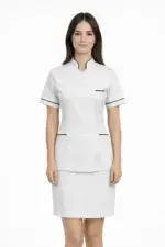 Ženska medicinska bluza ruska kragna - Slika 2