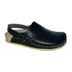 Ženske anatomske klompe Crne 8116 MUBB